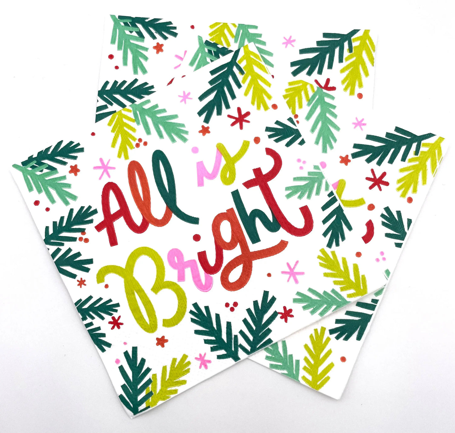 Holiday Cocktail Napkins | All Is Bright - 20ct soiree-sisters