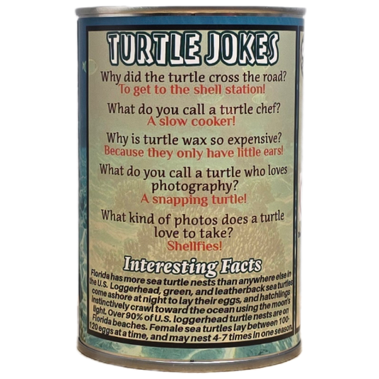 Shelly the Canned Sea Turtle - Plush Canned Gifts