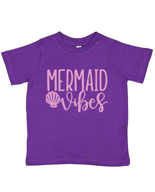 Mermaid Vibes | Baby, Toddler and Youth Girls Summer Tee