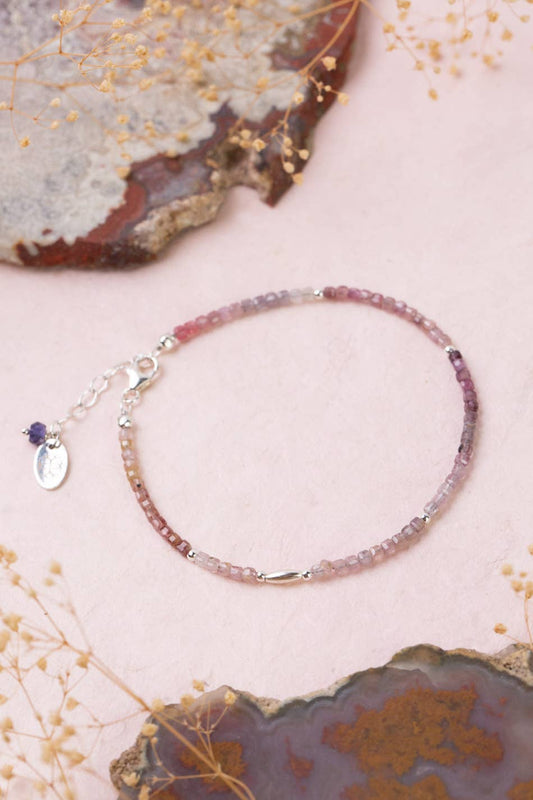 Celestial 7.5-8.5" Spinel Simple Bracelet