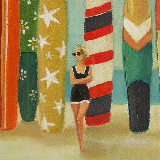 Sea Queen Art Print - 8.5" X 11" framed