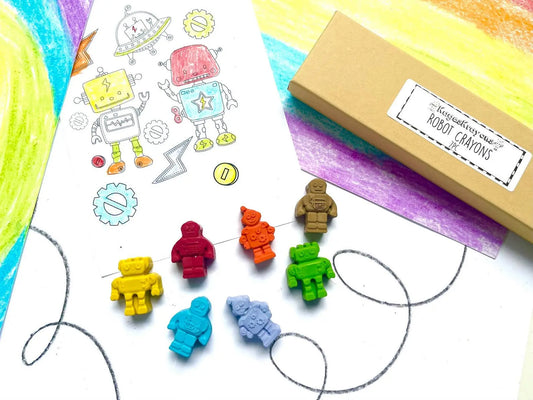 Robot Crayons Gift Box KagesKrayons