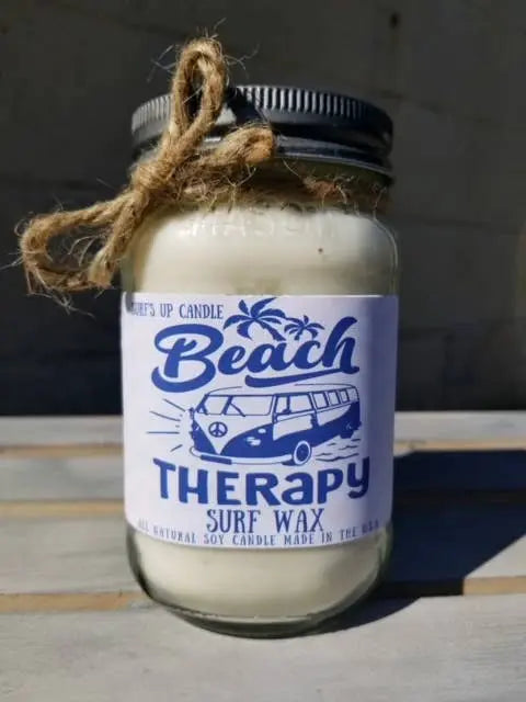 Beach Therapy Surf Wax Mason Surfs Up Candle