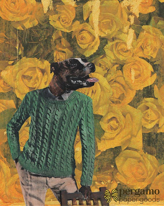 Pit Bull 8x10" Art Print Pergamo Paper Goods