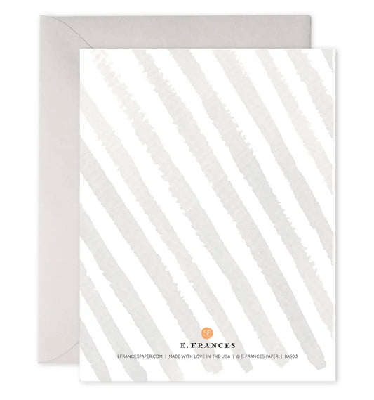 Welcome Little One Elephant Card | New Baby Greeting Card E. Frances Paper