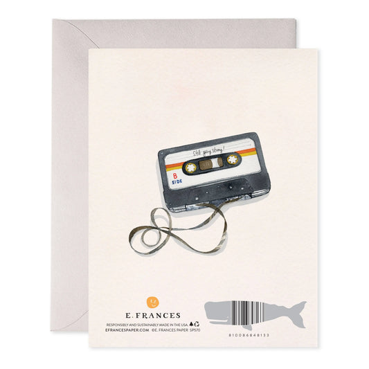 Anniversary Mix Tape Greeting Card E. Frances Paper
