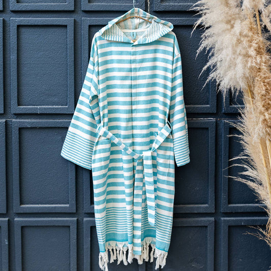 Bathrobe Turkish Cotton Light Weight Quick dry Resort Robe Kikoya
