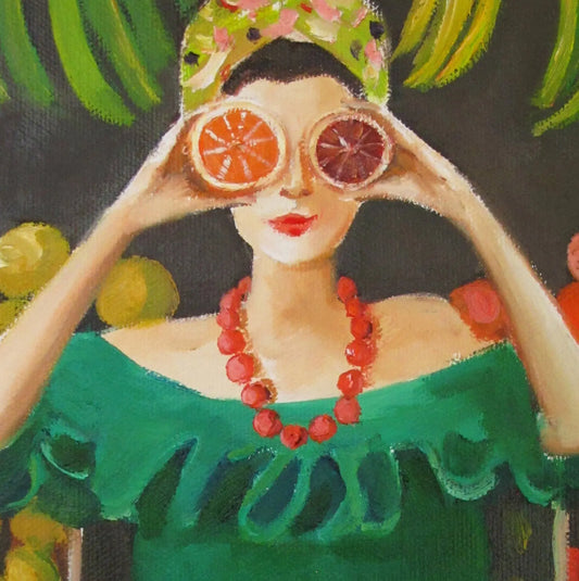 Twelve Days Penny Fontaine Hotel Day 10 Art Print-8.5" X 11" JANET HILL STUDIO
