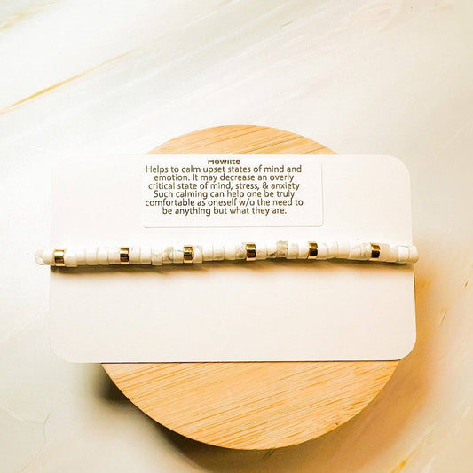White Howlite Mosaico Bracelet Santore Jewelry Company