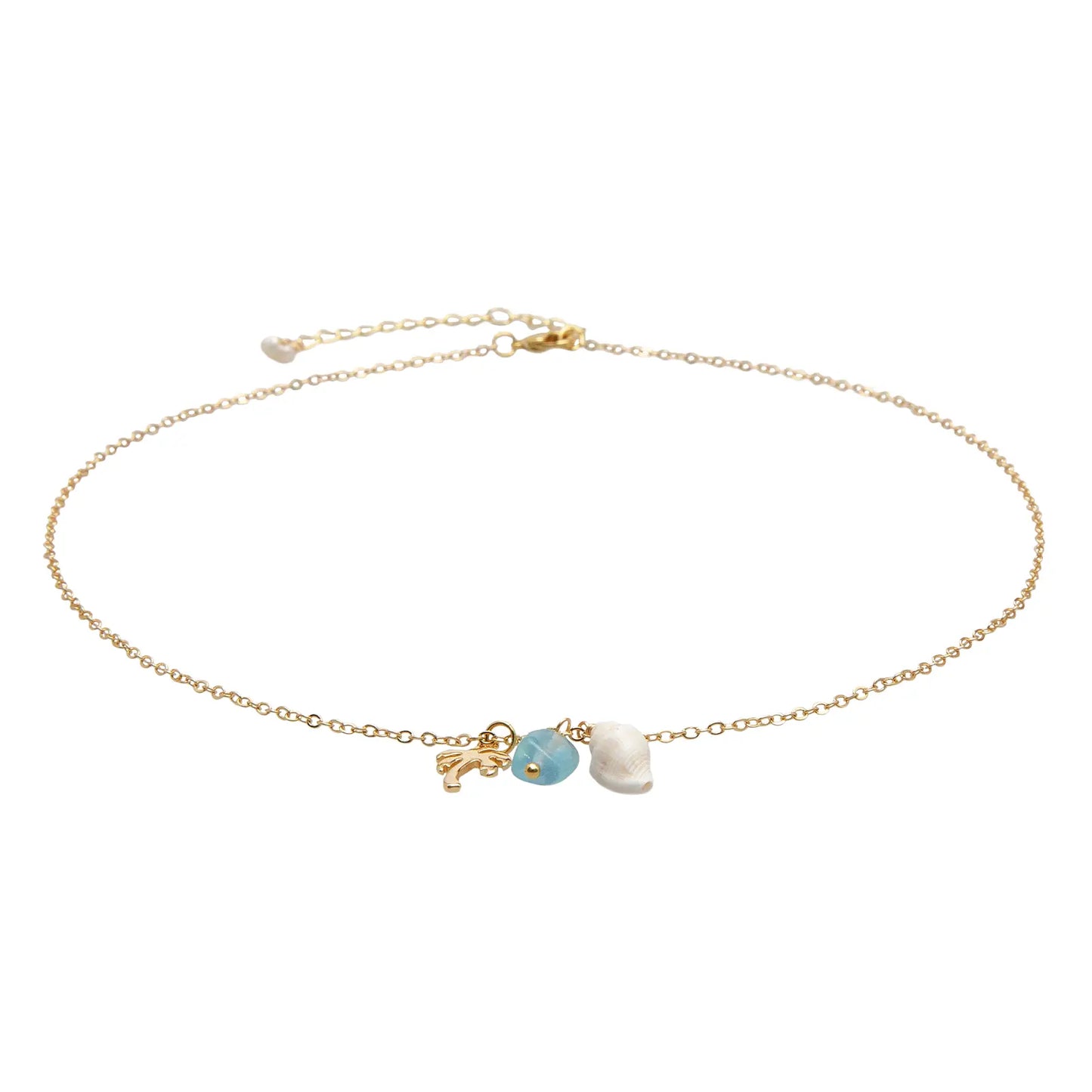 Aqua Harmony Onshore Necklace Lotus and Luna