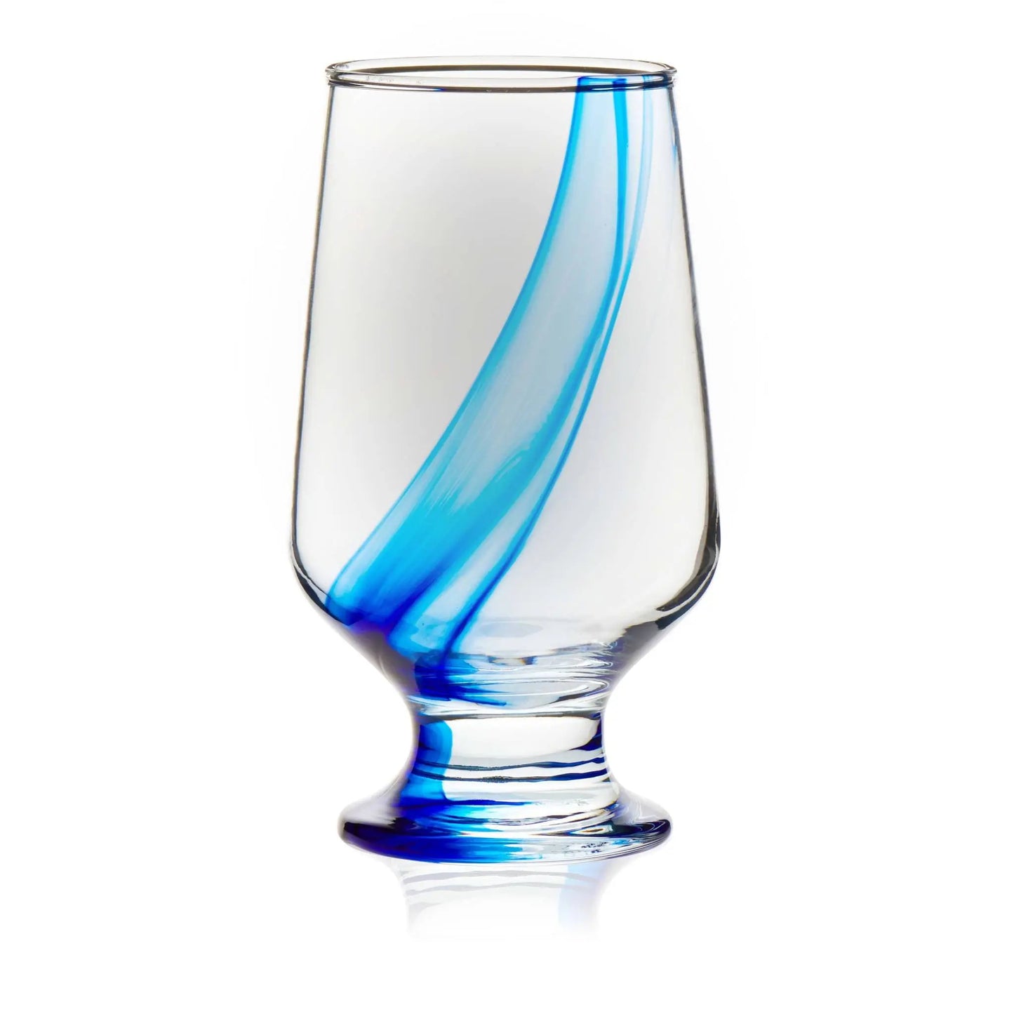 Blue Ribbon Goblet Glasses Libbey