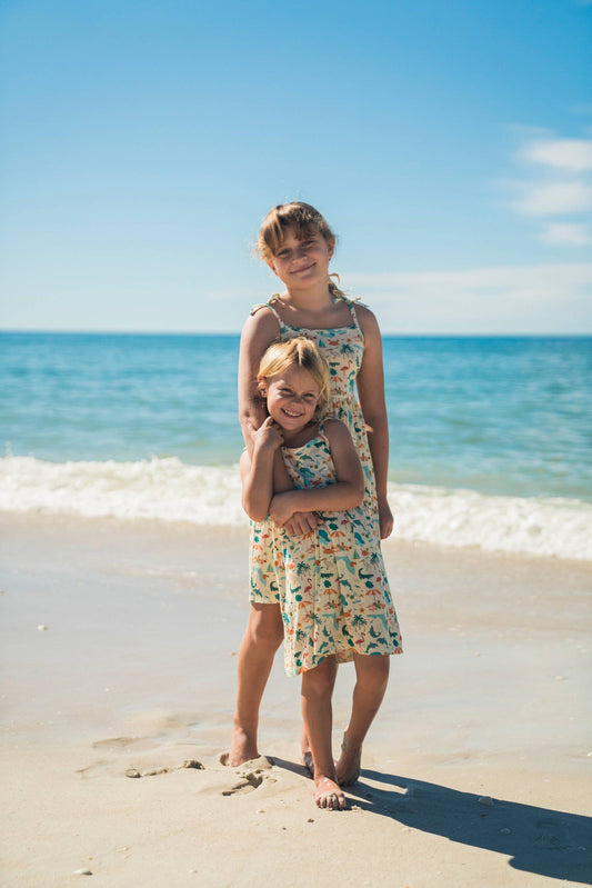 Explore Florida Souvenir Bamboo Kids Sundress Emerson and Friends