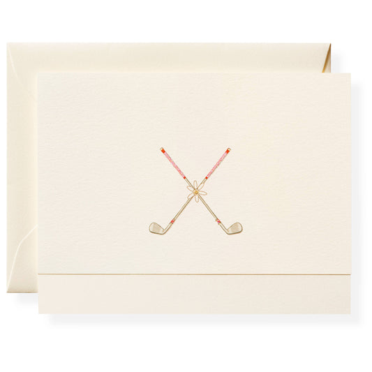 Golf Note Card Box