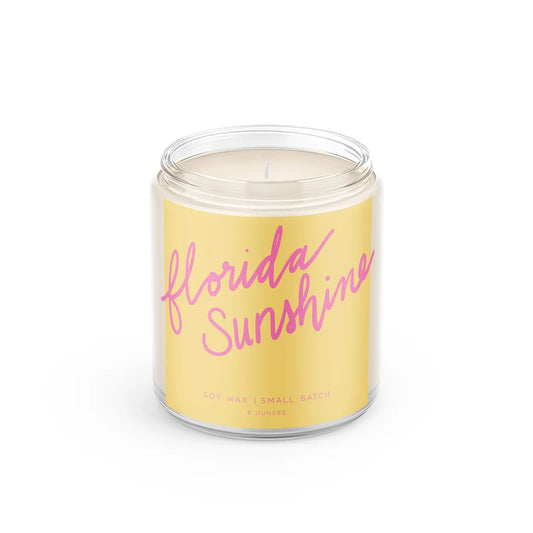 Florida Sunshine - 8oz Soy Candle Poured Goods