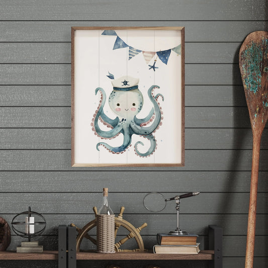 Cute Sailor Octopus Kendrick Home