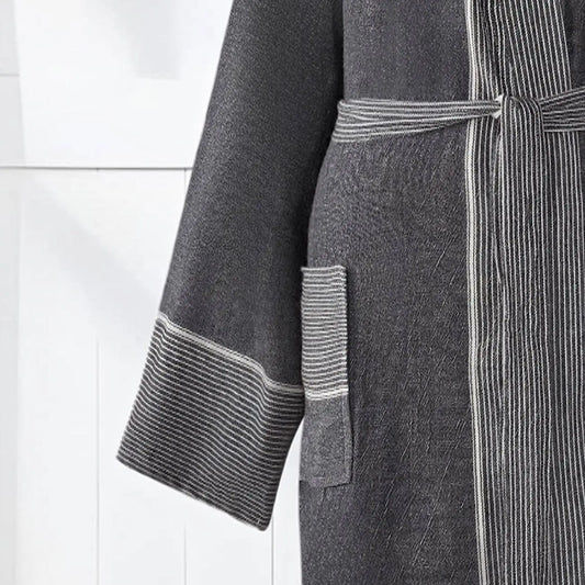 Turkish Cotton Bathrobe Light-Weight Robe Kikoya