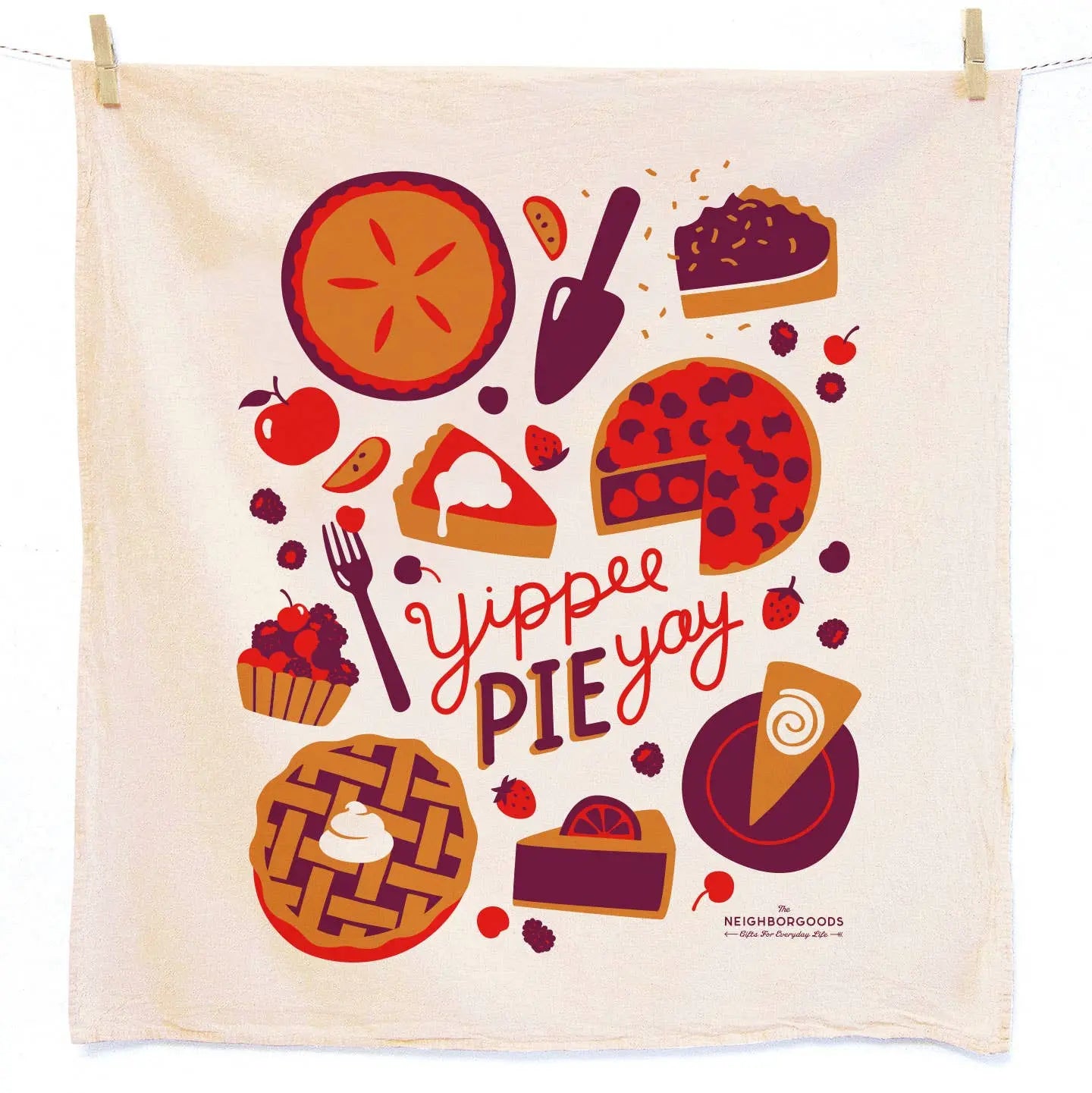 COFFEE BREAK (Coffee, Pie) - Tea Towel Set of 2 The Neighborgoods