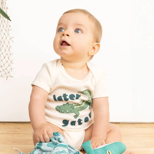 Later Gator Alligator Florida Baby Onesie Cotton Bodysuit Emerson and Friends