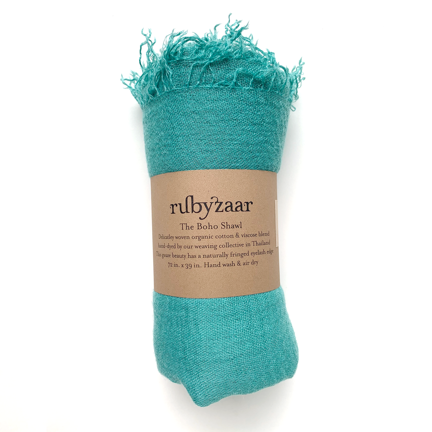 Aquamarine Boho Scarf Rubyzaar