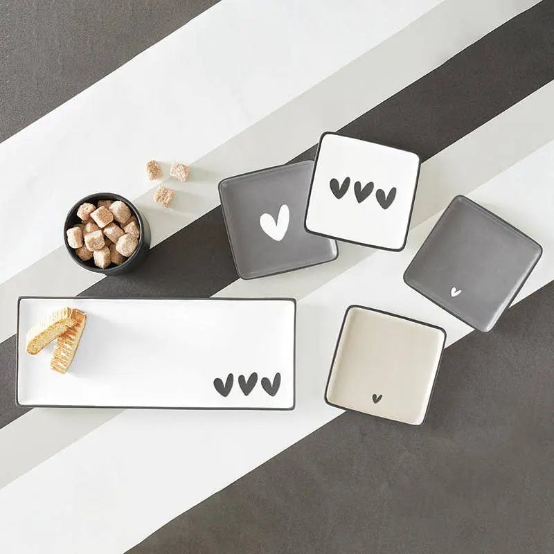 Ceramic Tray - Hearts Santa Barbara Design Studio by Creative Brands
