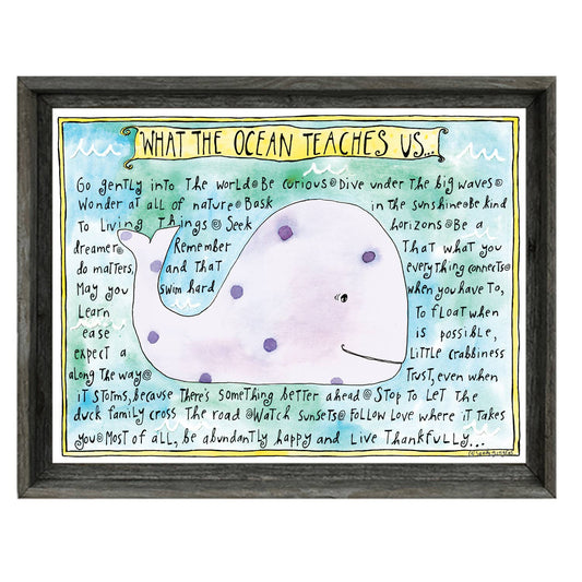 'Ocean Whale' by Sandy Gingras Wall Art