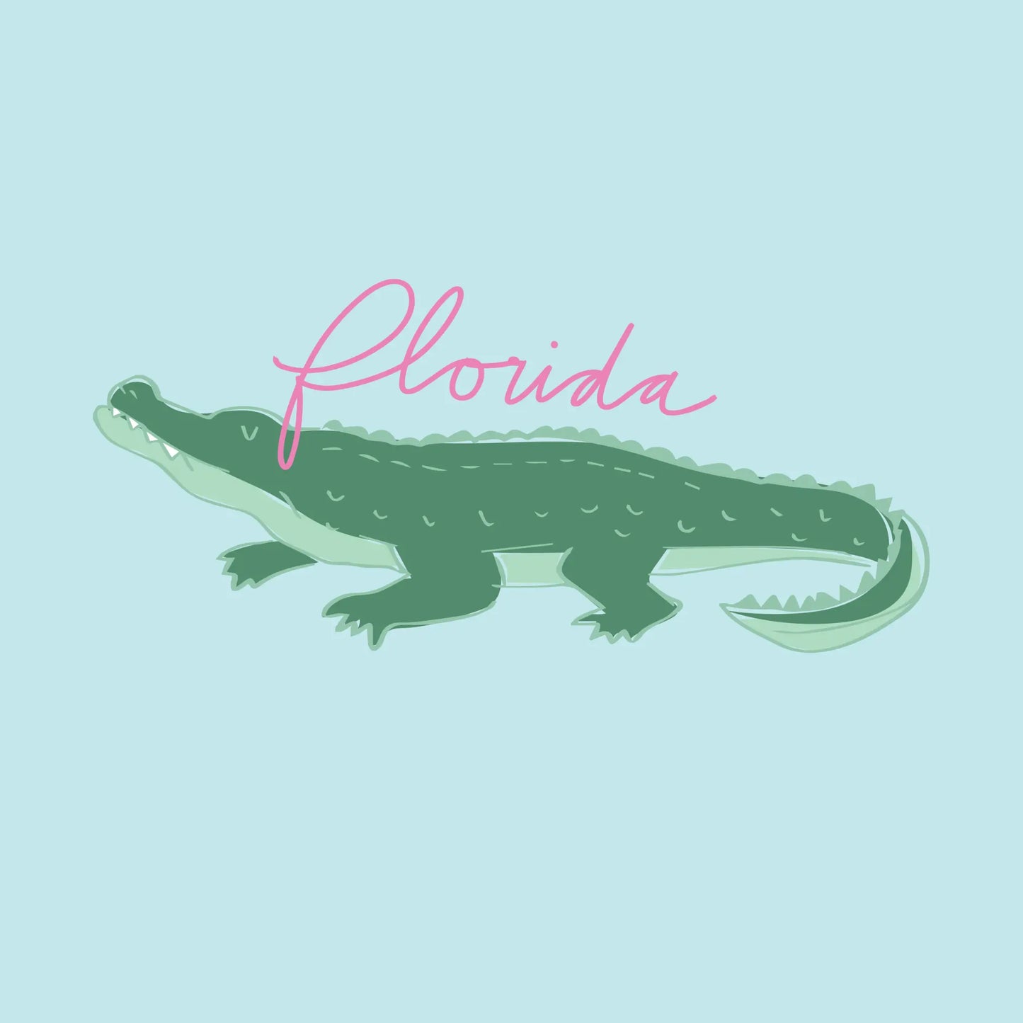 Florida Alligator Sticker Declaration & Co
