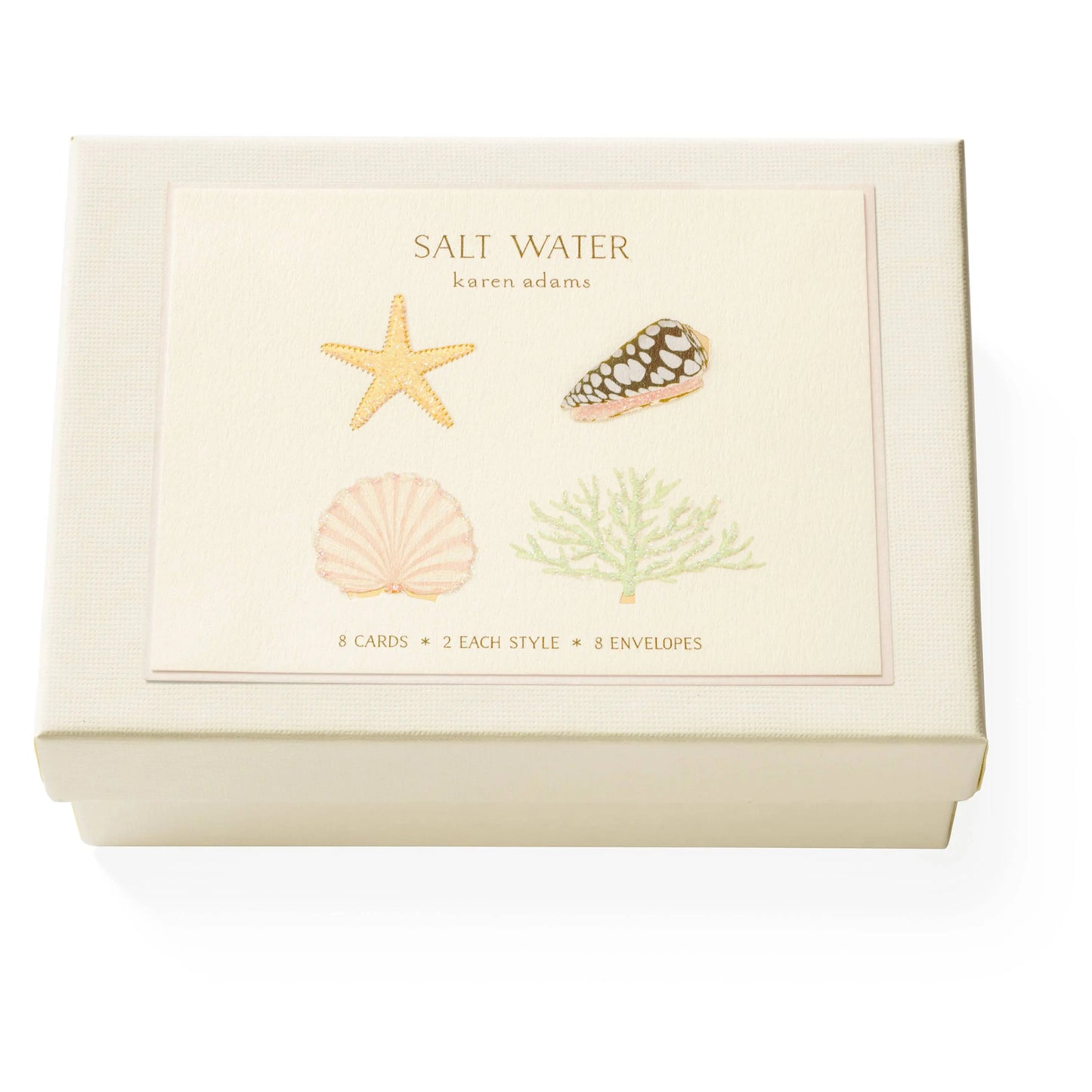 Salt Water Note Card Box Karen Adams Designs