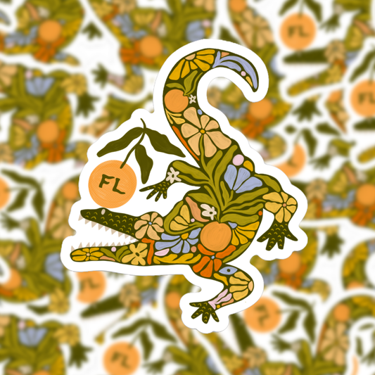 FL Gator - Vinyl Sticker The SoulShine Co.