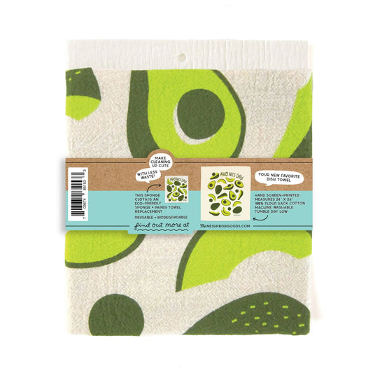 Avocado - Tea Towel + Sponge Cloth Set The Neighborgoods
