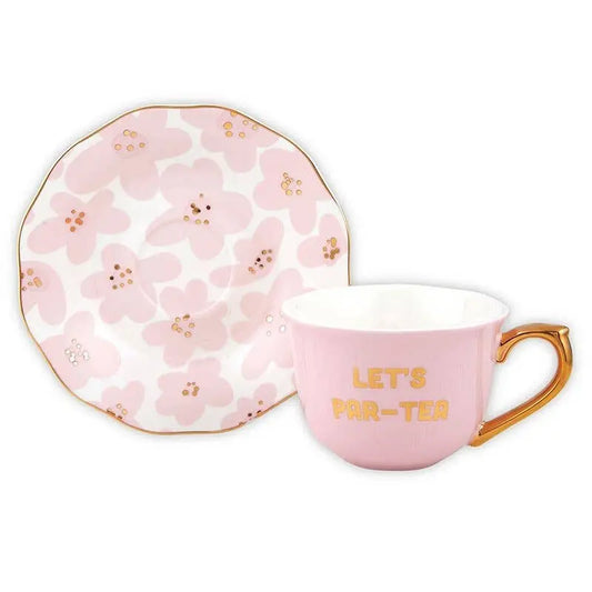Par-Tea Cup & Saucer Slant Collections by Creative Brands