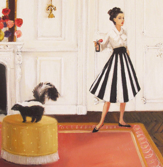 Lisette vs The Skunk Art Print - 8.5" X 11"