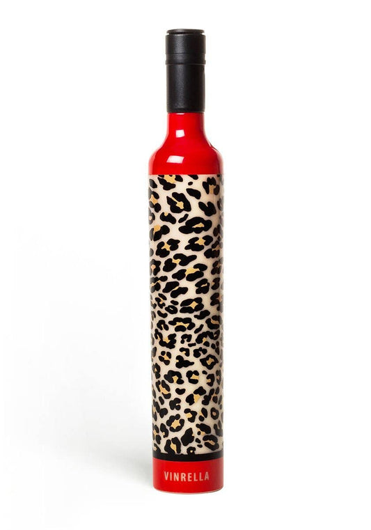 Leopard Print Bottle Umbrella Vinrella