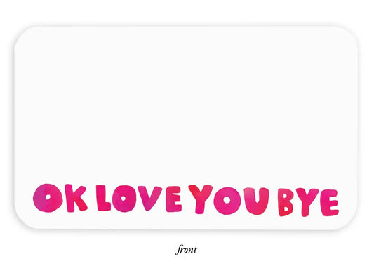 Okloveyoubye Little Note® E. Frances Paper