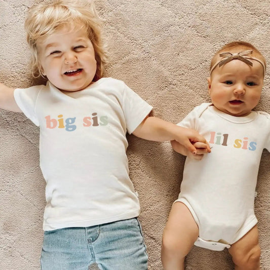 big sis boho graphic organic Tshirt | desert bloom Finn + Emma