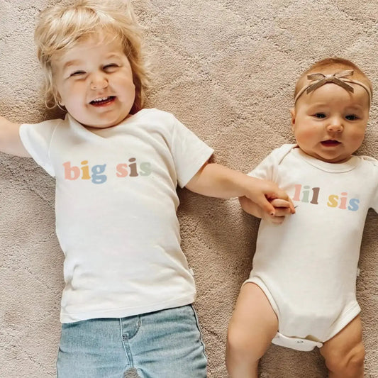 big sis boho graphic organic Tshirt | desert bloom Finn + Emma