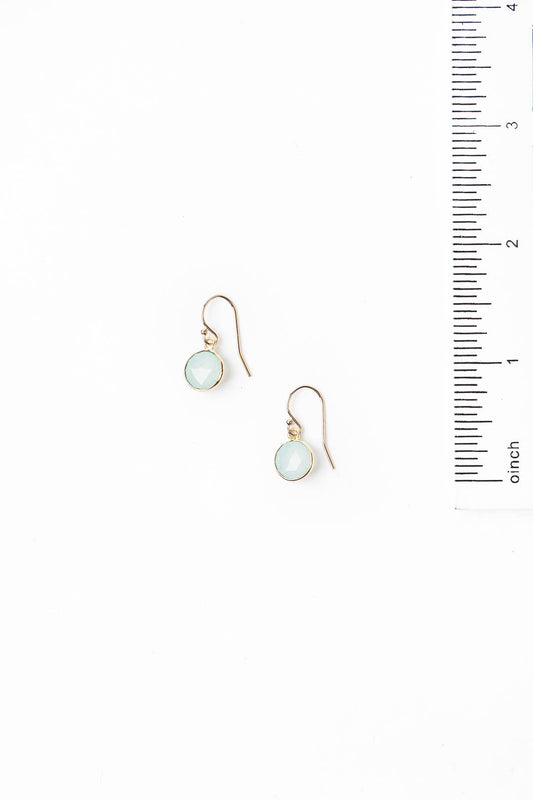 Favorites Chalcedony Simple Earrings