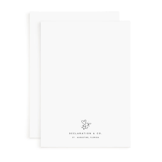 New Baby Card - Florida Alphabet Declaration & Co