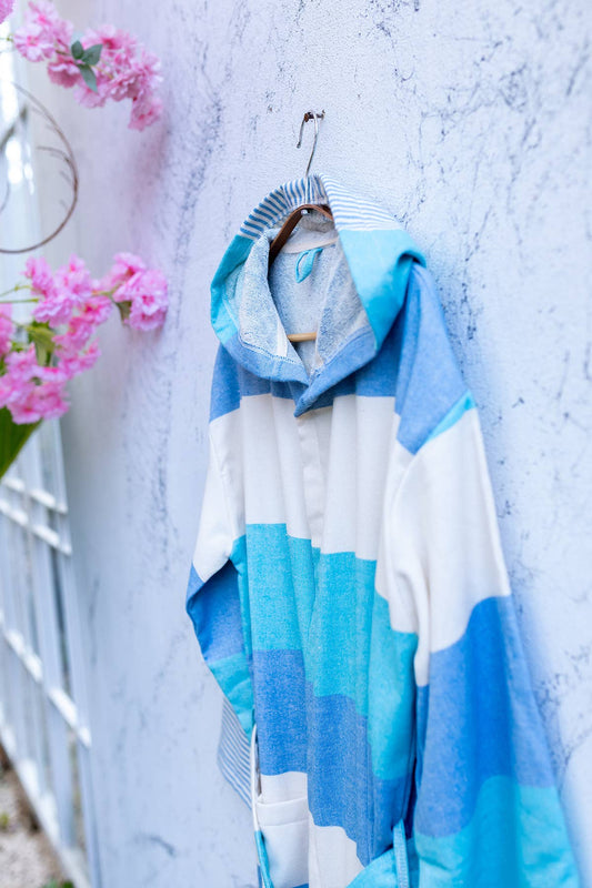 Bathrobe Turkish Cotton Light Weight Quick dry Resort Robe Kikoya