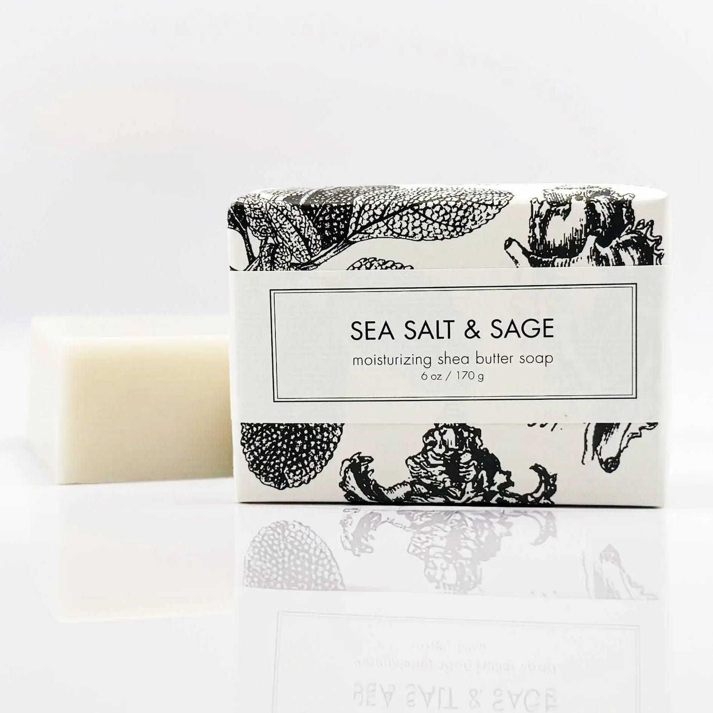 Sea Salt & Sage Shea Butter Soap - Bath Bar Formulary 55