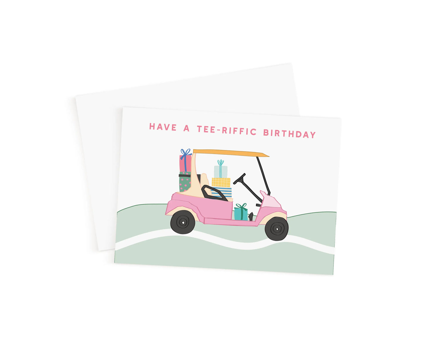 Happy Birthday Card - Golf Cart Gifts Declaration & Co