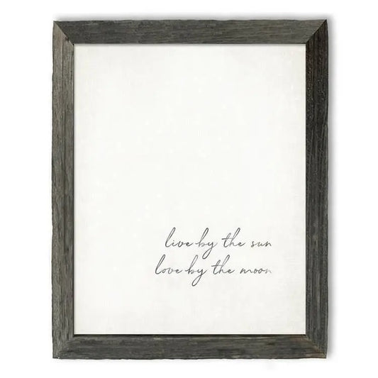 'Live by the Sun' Shelf Art Sweet Gumball Inc.