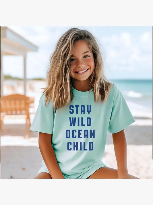 Ocean Child | Baby, Toddler, Youth Kids Summer Shirt Holland Ave Clothing