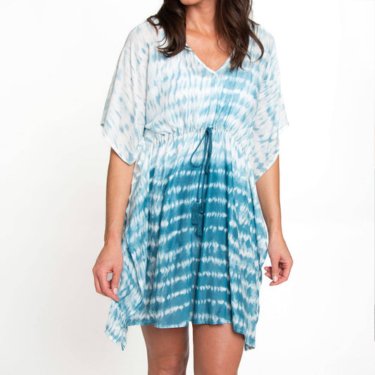 Ayah One Size Tie Dye Swimsuit Cover Up Pink/Blue Elsie & Zoey