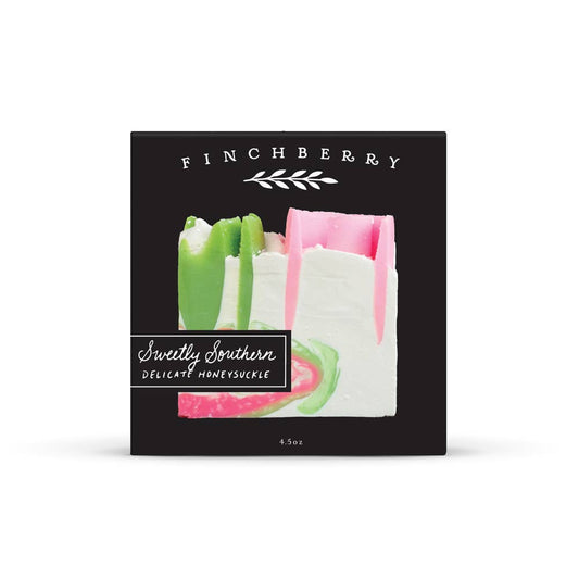 Sweetly Southern Honeysuckle Scented Gluten-Free Boxed Soap FinchBerry