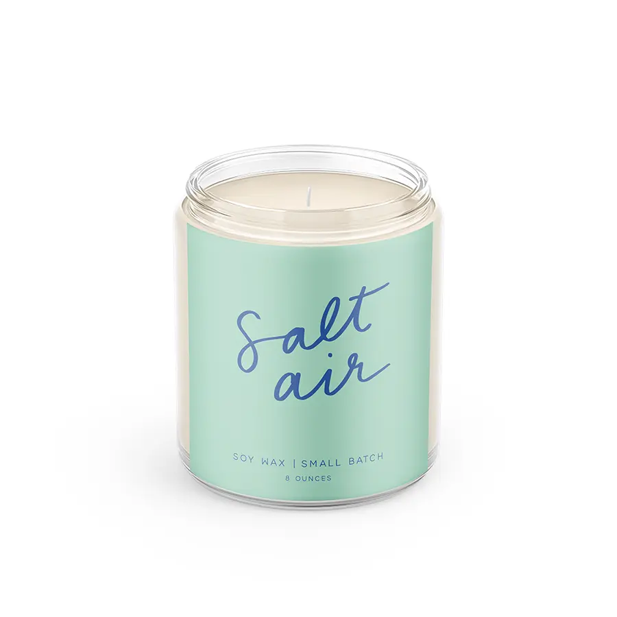 Salt Air - 8oz Soy Candle Poured Goods