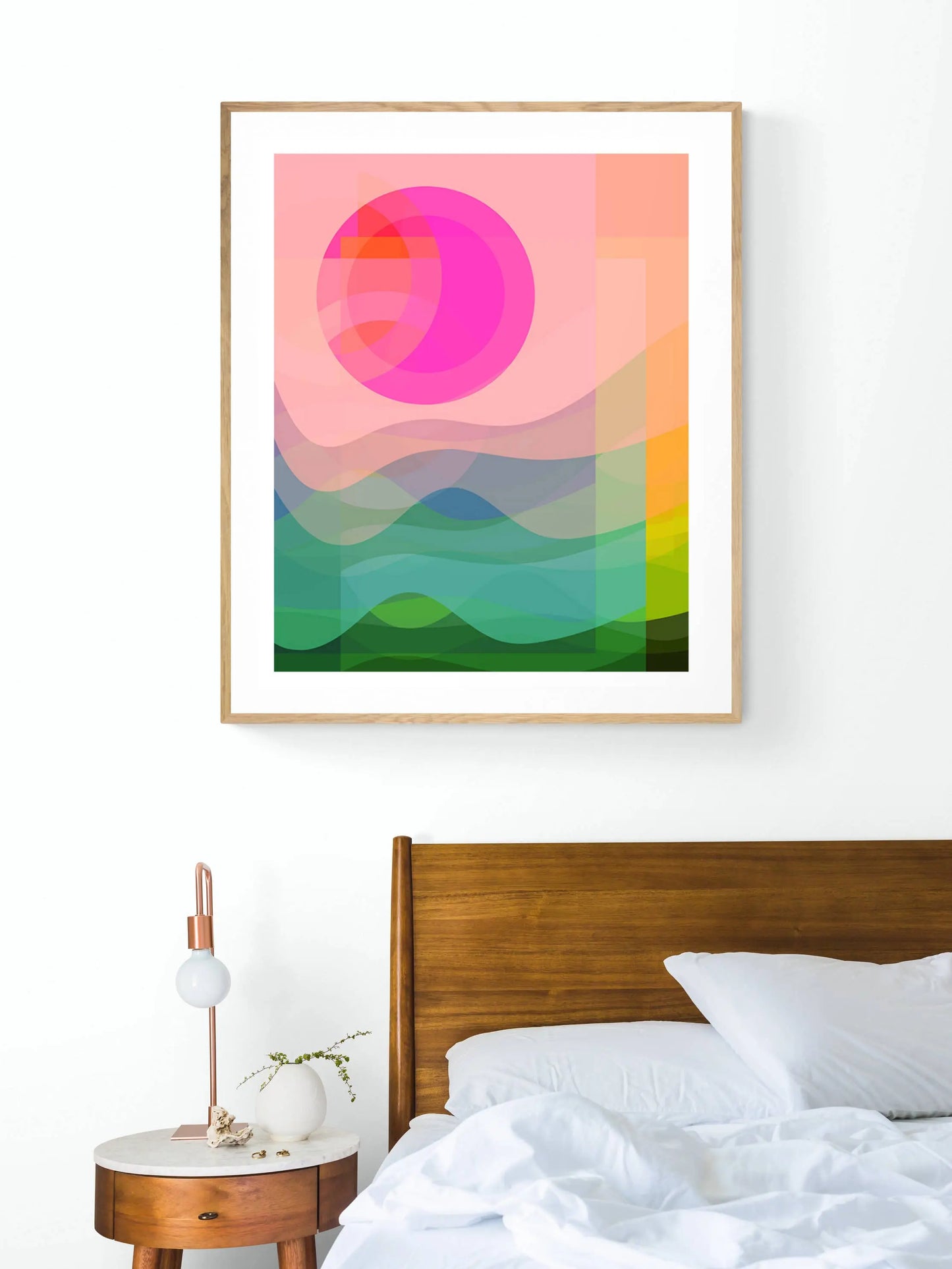 Retro Summer #2 Abstract Art Print Alicia Bock Print Shop