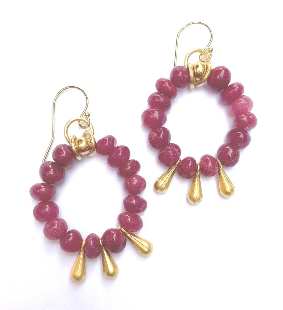 Mini Shimmy Hoops Multi Stone Heather Kahn