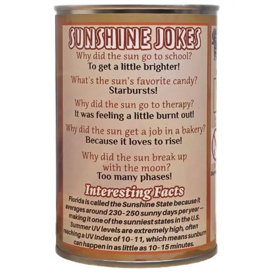 Ray the Canned Sunshine - Sun Plush Canned Gifts