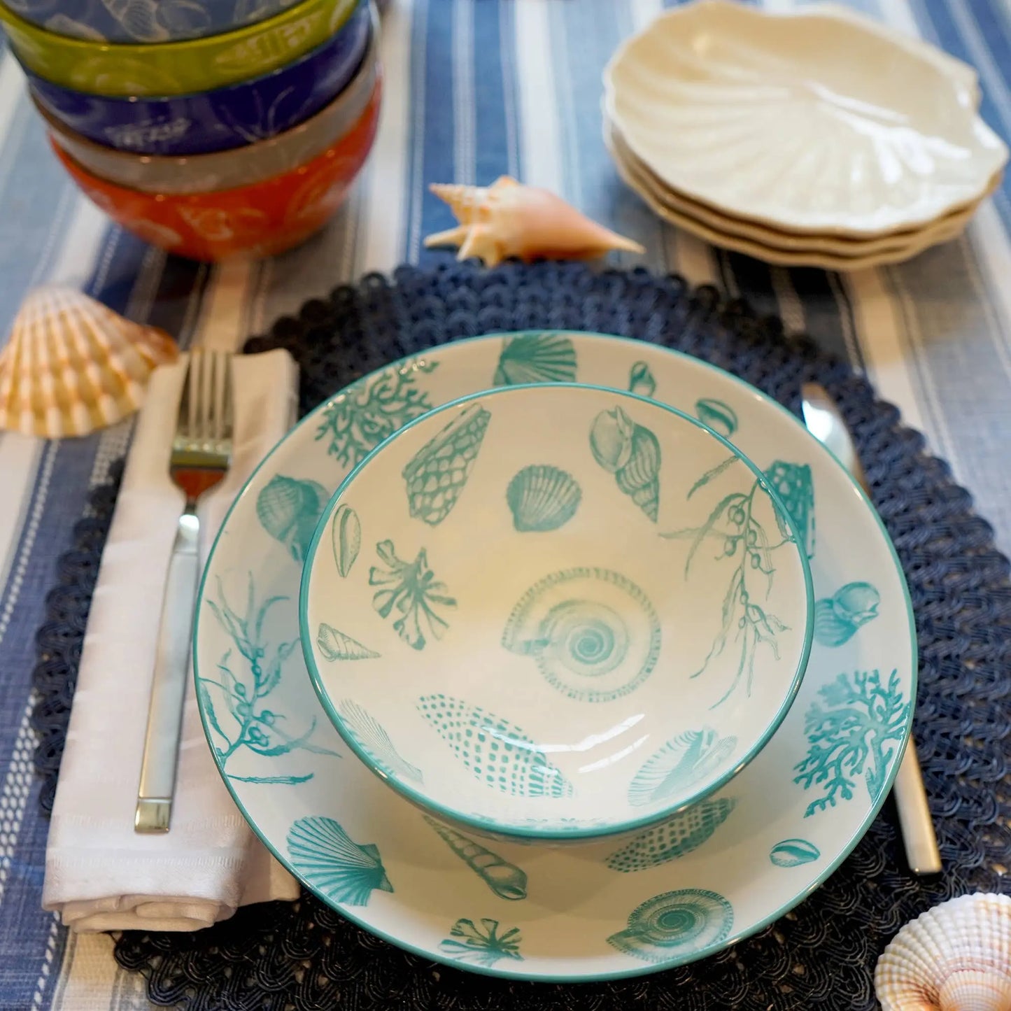 Seaside Soup/Pasta Bowl 6 asst Certified International