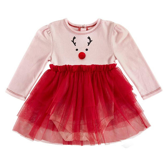 Snapshirt Tutu Dress - Reindeer Stephan Baby by Creative Brands